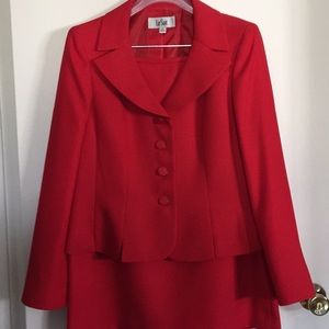 Red Skirt Suit